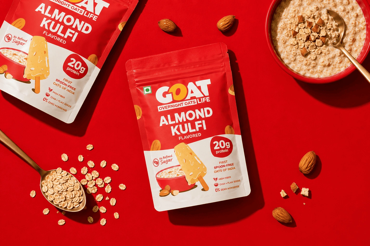 Goat life oats — brand work by Clunk