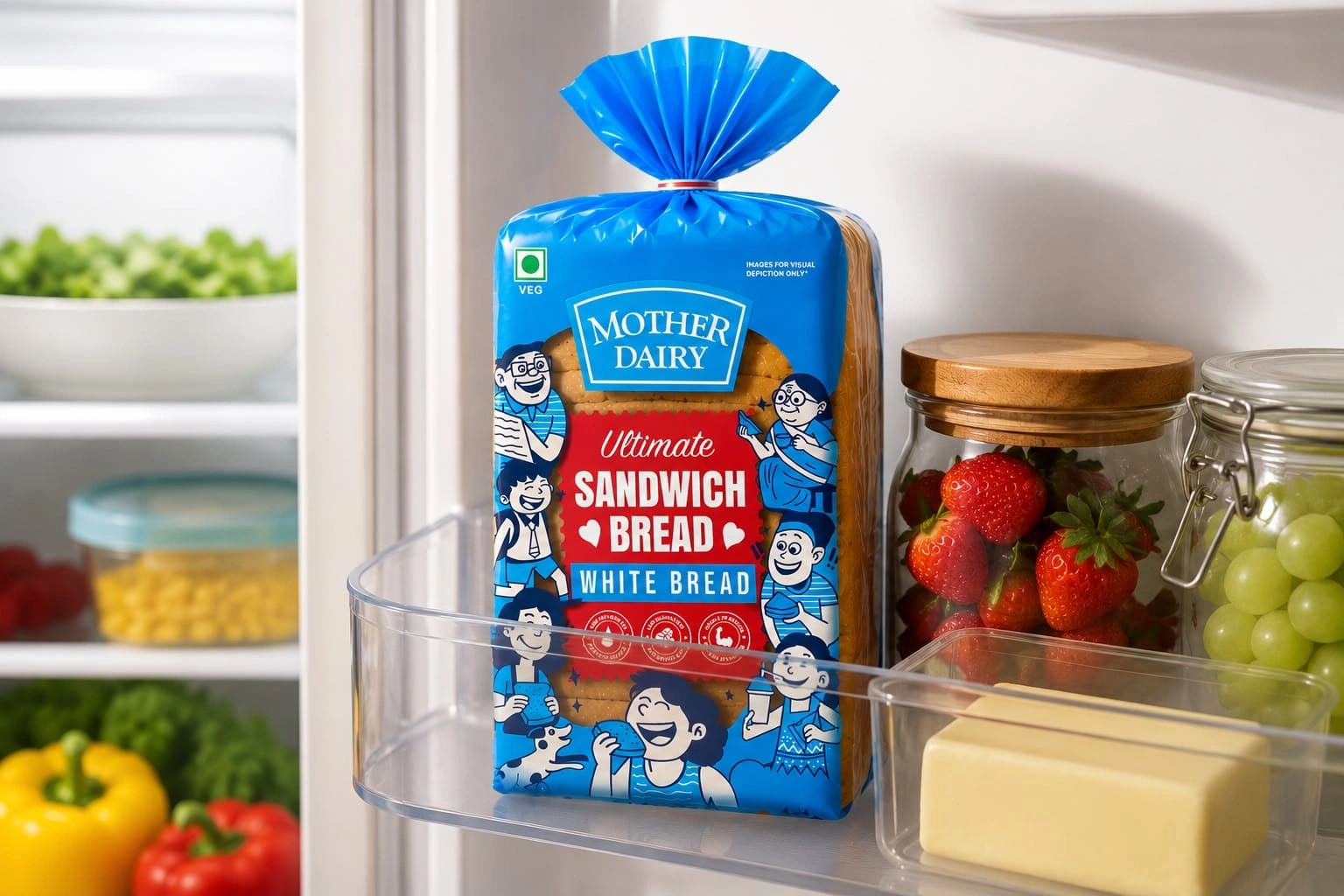 Mother Dairy Bread — brand work by Clunk