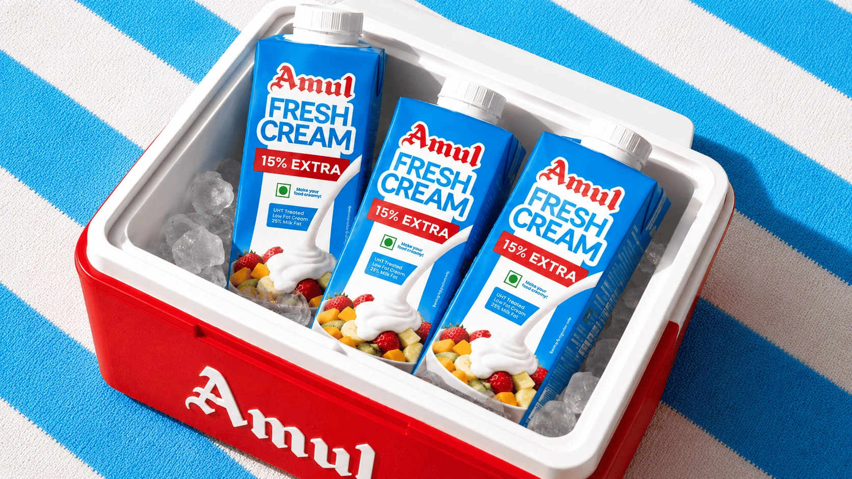 Amul fresh cream — brand work by Clunk
