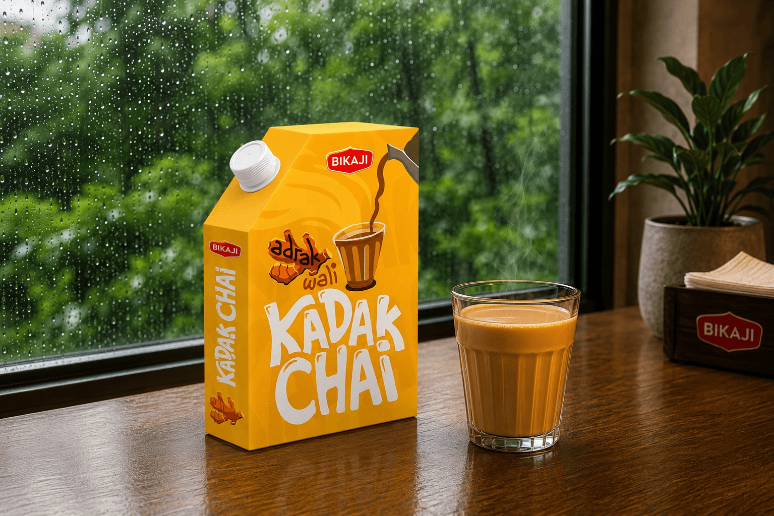 Bikaji Tea  — brand work by Clunk