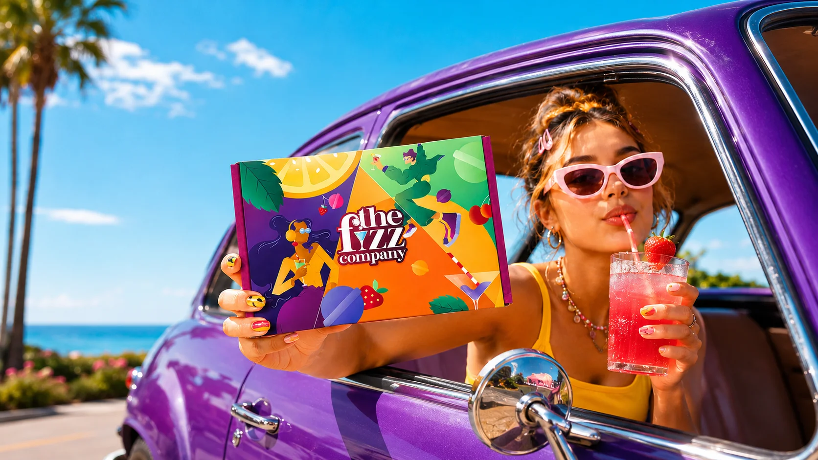 The Fizz Company, brand work by Clunk